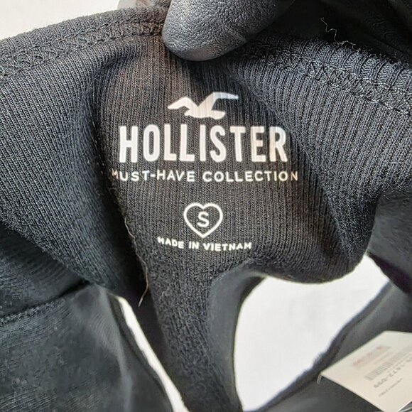 Hollister Cami Tank Top Womens Small Black Must-Have Collection Lace V-Neck - Picture 7 of 9